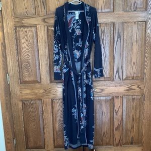 Jonquil Women’s Long Paisley Robe